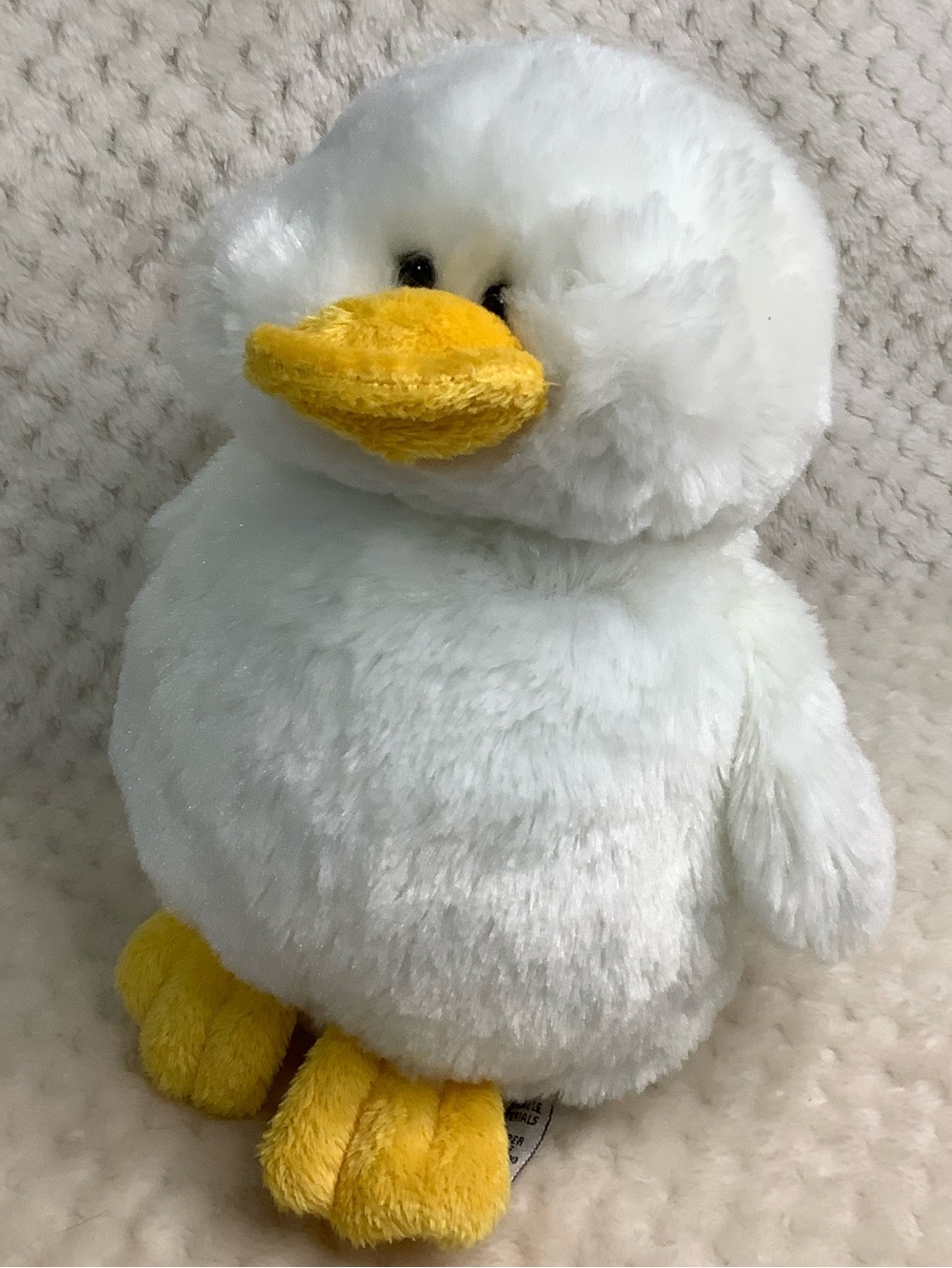 GANZ Webkinz White Plush Duck HM148 Stuffed Animal Toy No Code